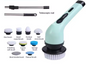 9-in-1 Elektrische Schoonmaakborstel – Draadloos, USB Oplaadbaar en Multifunctioneel
