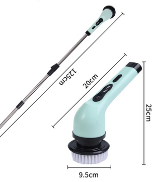 Draadloze Elektrische Schoonmaakborstel – Multifunctionele Spin Scrubber voor Keuken en Badkamer