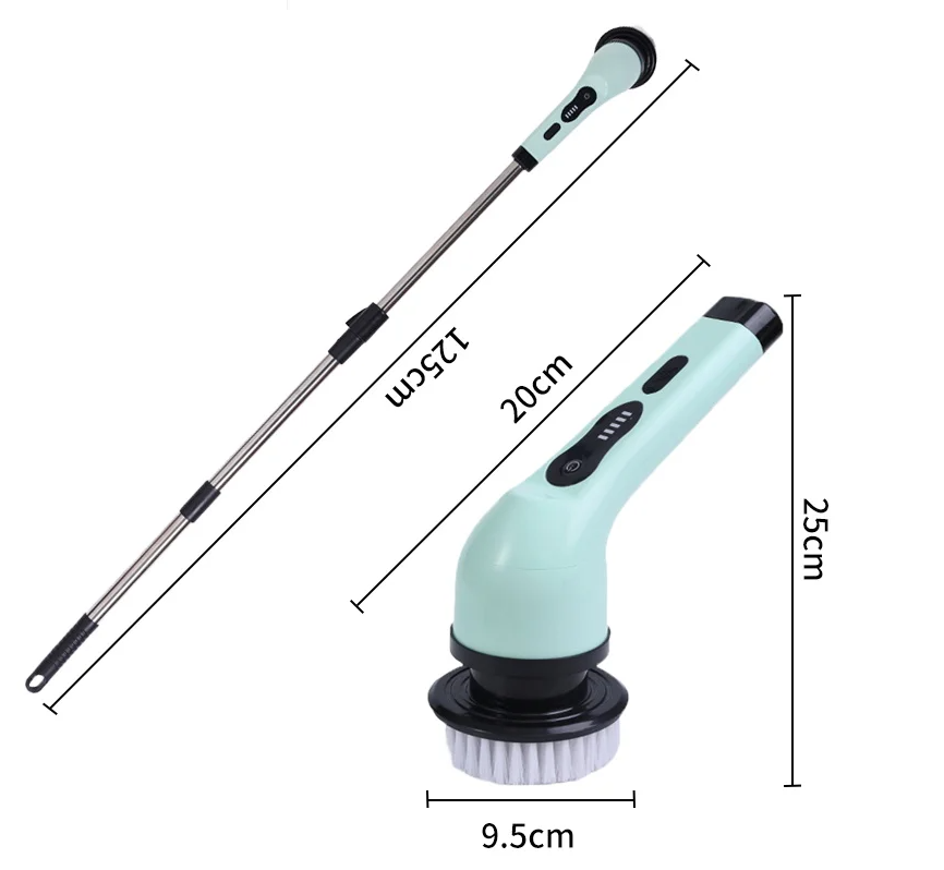 Draadloze Elektrische Schoonmaakborstel – Multifunctionele Spin Scrubber voor Keuken en Badkamer