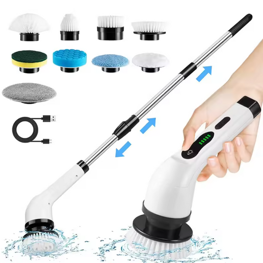 Draadloze Elektrische Schoonmaakborstel – Multifunctionele Spin Scrubber voor Keuken en Badkamer