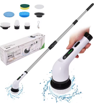 Draadloze Elektrische Schoonmaakborstel – Multifunctionele Spin Scrubber voor Keuken en Badkamer