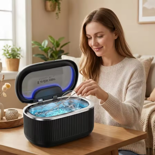 Ultrasone Reiniger 45kHz – Professionele Reinigingsmachine voor Brillen en Sieraden
