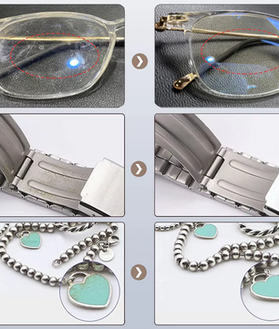 Ultrasone Reiniger 46kHz – 500ml Reinigingsapparaat voor Brillen, Sieraden en Accessoires