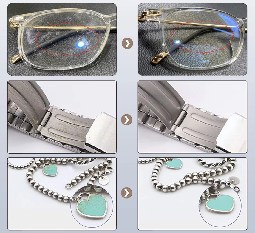 Ultrasone Reiniger 46kHz – 500ml Reinigingsapparaat voor Brillen, Sieraden en Accessoires