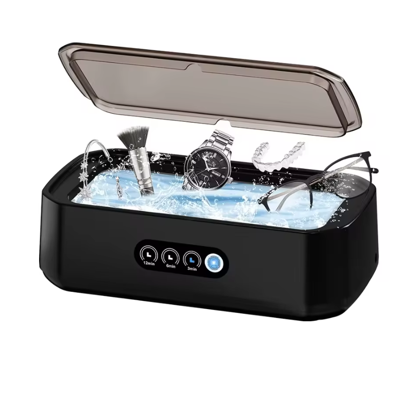 Ultrasone Reiniger 49kHz – 650ml Professioneel Reinigingsapparaat voor Brillen en Sieraden