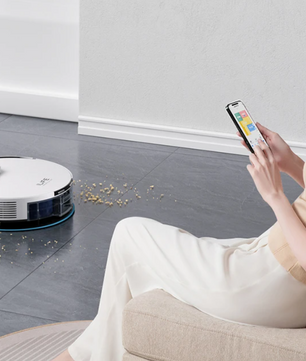 Robotstofzuiger met Dweilfunctie – 5000Pa Kracht, Zelflegend en App Bediening