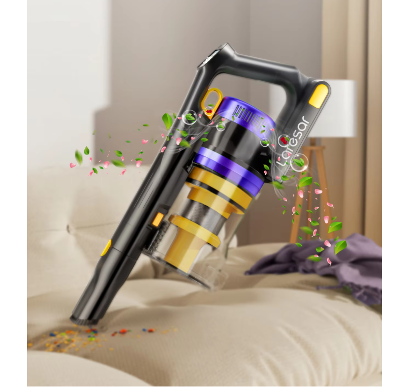Draadloze Steelstofzuiger 550W – 55000Pa Kracht, 60 Min Accu en HEPA Filters