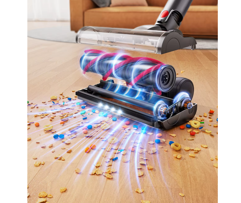 Draadloze Steelstofzuiger 500W – 50000Pa Kracht, 60 Min Accu en LED Display
