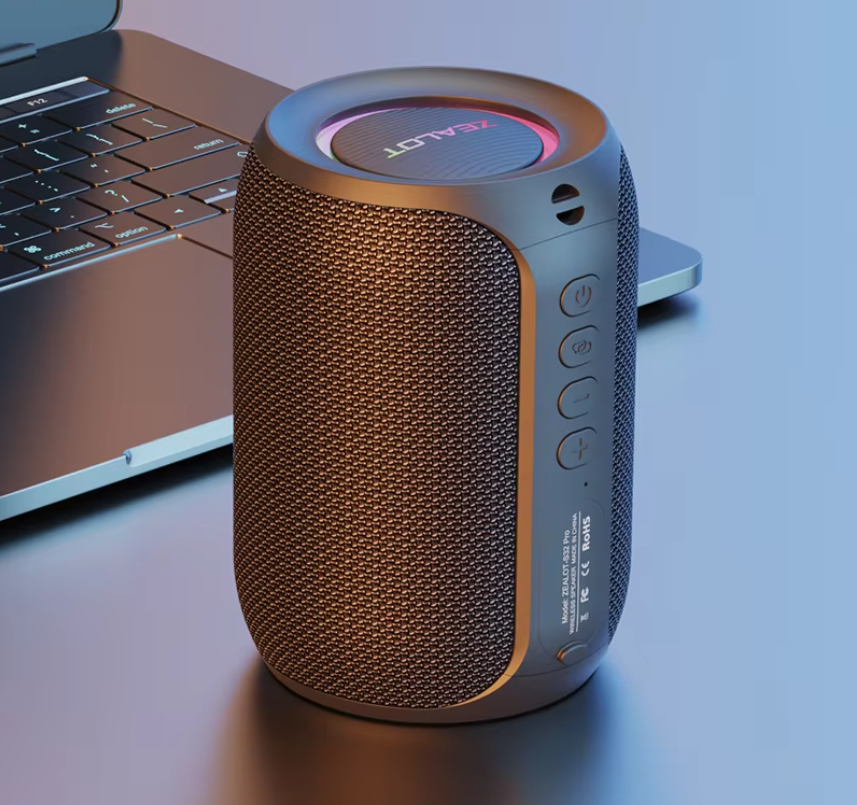 Bluetooth Speaker 15W – Draadloze Speaker met Bass, LED en Waterbestendig