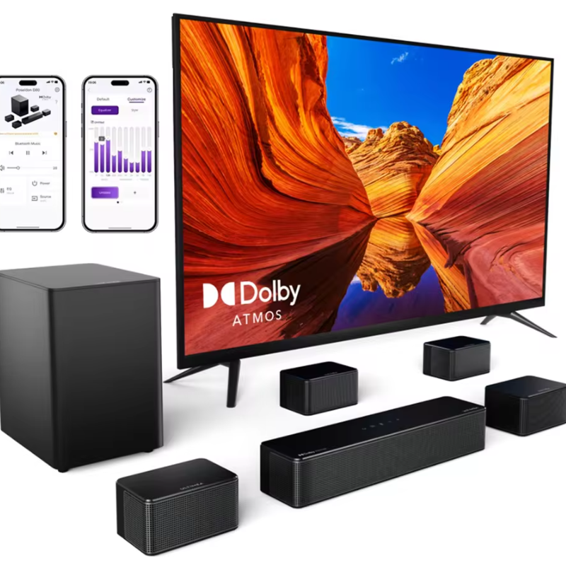 7.1 Surround Soundbar met Subwoofer – Dolby Atmos en App Control