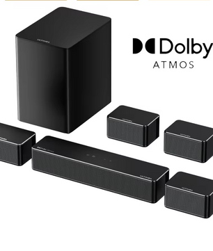 7.1 Surround Soundbar met Subwoofer – Dolby Atmos en App Control