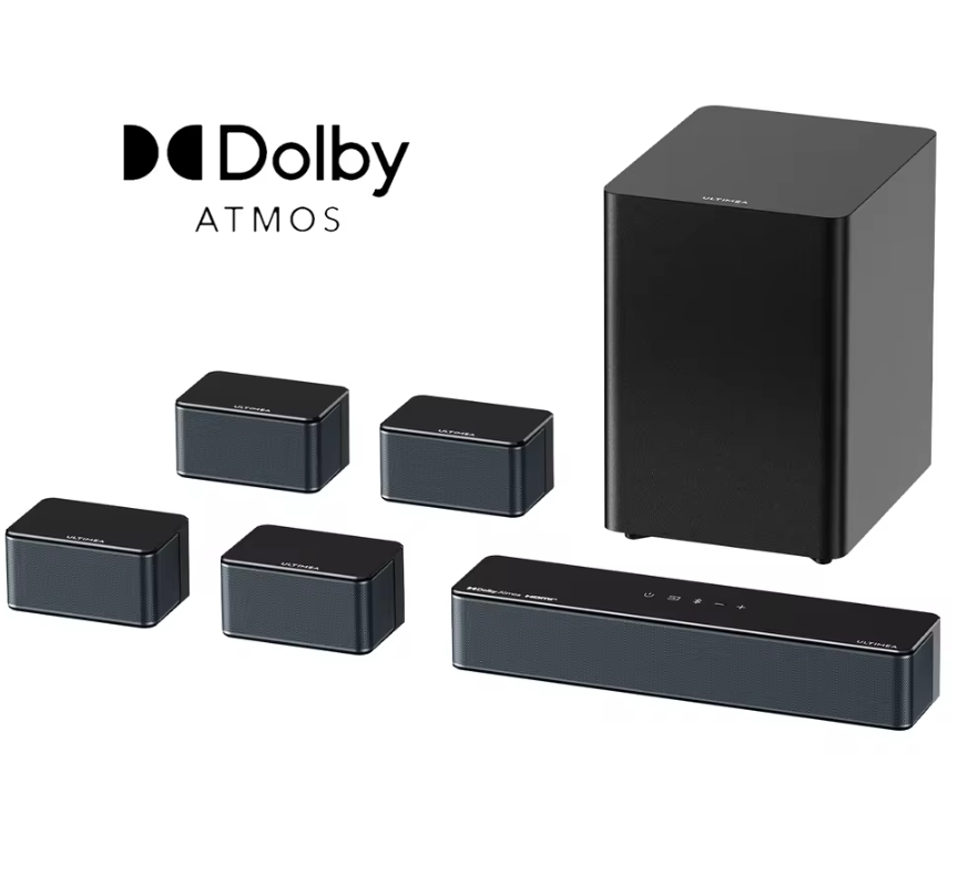 7.1 Surround Soundbar met Subwoofer – Dolby Atmos en App Control