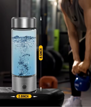 420ml Water Ionizer Fles – Draagbare Hydrogen Water Generator met USB Opladen