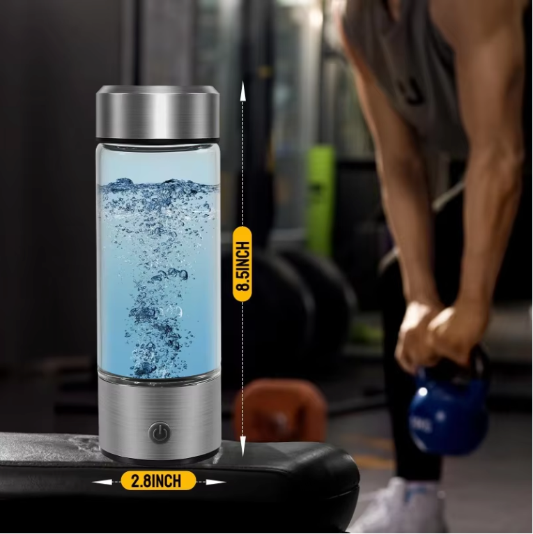420ml Water Ionizer Fles – Draagbare Hydrogen Water Generator met USB Opladen