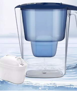 3.6L Waterfilterkan met 6 Filters – Waterzuiveringskan met Display en 4-Fasen Filtratie
