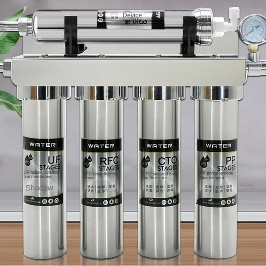 RVS Kraan Waterfilter – 5-Fasen Ultrafiltratie voor Schoon Drinkwater