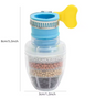 6-Laags Kraan Waterfilter – Compacte Waterzuiveraar met Actieve Kool en Medische Steen