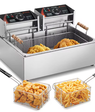 Professionele Friteuse 17L – Elektrische Deep Fryer 3000W met RVS Behuizing