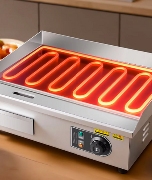 Elektrische Bakplaat 3200W – Professionele Grillplaat met Temperatuurregeling 50-300°C