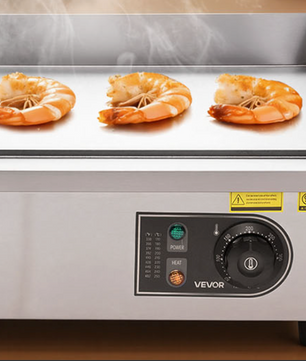 Elektrische Bakplaat 3200W – Professionele Grillplaat met Temperatuurregeling 50-300°C