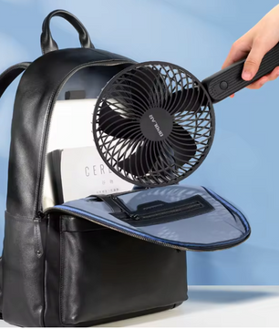 Mini Ventilator 10000mAh – Draagbare USB Handventilator met Opvouwbare Handgreep en Sterke Wind