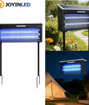 Solar Muggenlamp 40W – Waterdichte Insectenverdelger met UV en 6000mAh Batterij