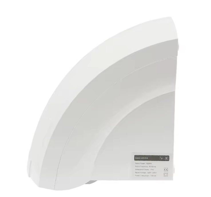 Compacte Handdroger 1200W – Wandmodel met Sensor en Koud/Warm Luchtfunctie