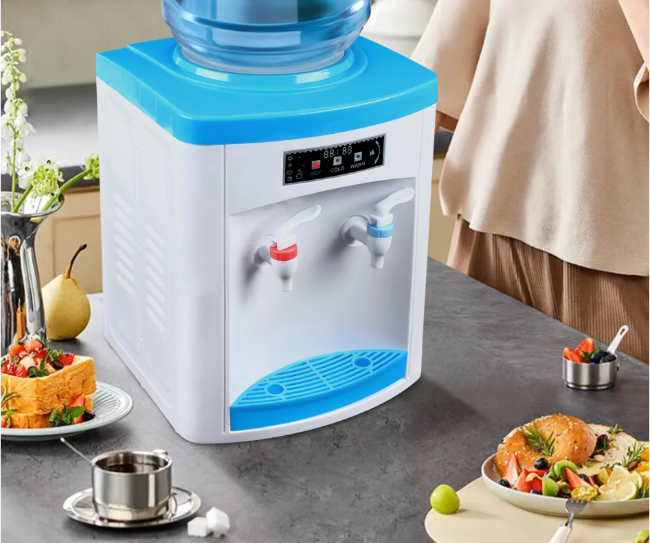 Waterdispenser Tafelmodel – Warm/Koud/Normaal Water met Top Loading Systeem