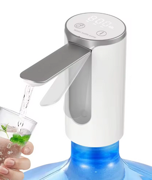 Elektrische Waterpomp voor Waterflessen – Draagbaar, Oplaadbaar en met Digitale Dosering