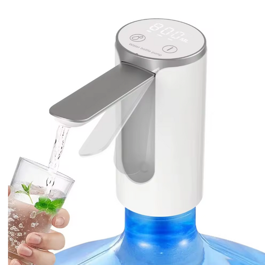 Elektrische Waterpomp voor Waterflessen – Draagbaar, Oplaadbaar en met Digitale Dosering