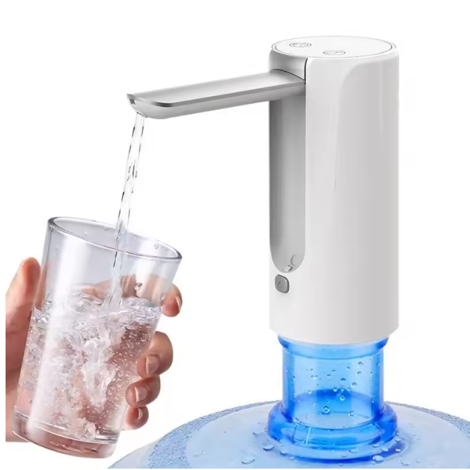 Elektrische Waterpomp voor Waterflessen – Draagbaar, Oplaadbaar en met Digitale Dosering