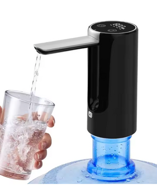 Elektrische Waterpomp voor Waterflessen – Draagbaar, Oplaadbaar en met Digitale Dosering
