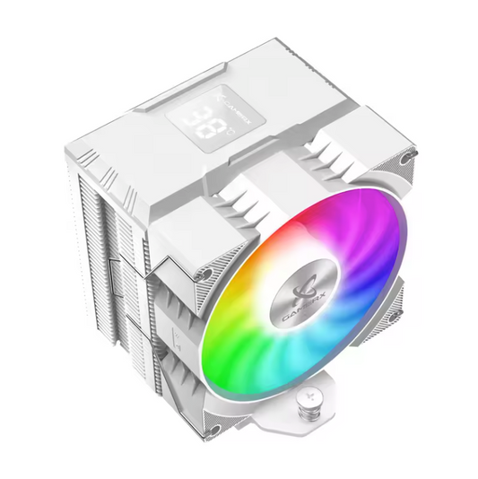 CPU Luchtkoeler met ARGB en Display – 4 Heatpipes, Stil en Krachtig
