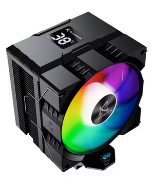 CPU Luchtkoeler met ARGB en Display – 4 Heatpipes, Stil en Krachtig