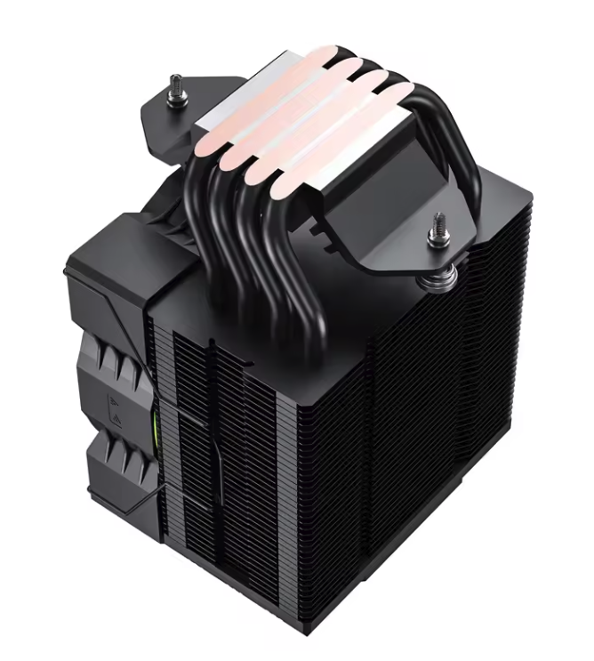 CPU Luchtkoeler met ARGB en Display – 4 Heatpipes, Stil en Krachtig
