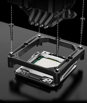 CPU Luchtkoeler met ARGB en Display – 4 Heatpipes, Stil en Krachtig