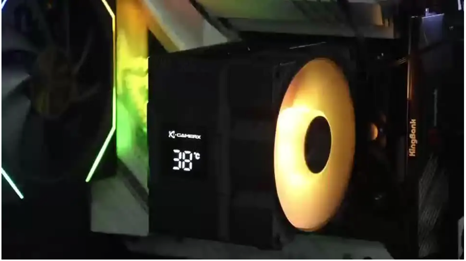 CPU Luchtkoeler met ARGB en Display – 4 Heatpipes, Stil en Krachtig