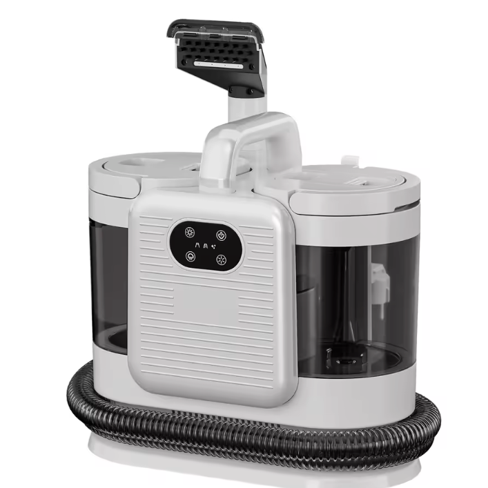 1650W Stoomreiniger met Spray en Zuigfunctie – Krachtige Tapijt- en Meubelreiniger
