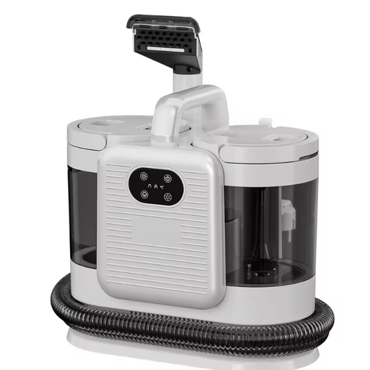 1650W Stoomreiniger met Spray en Zuigfunctie – Krachtige Tapijt- en Meubelreiniger