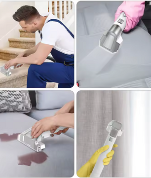 450W Handheld Tapijtreiniger – Spray en Zuig Vlekkenreiniger voor Meubels en Bekleding