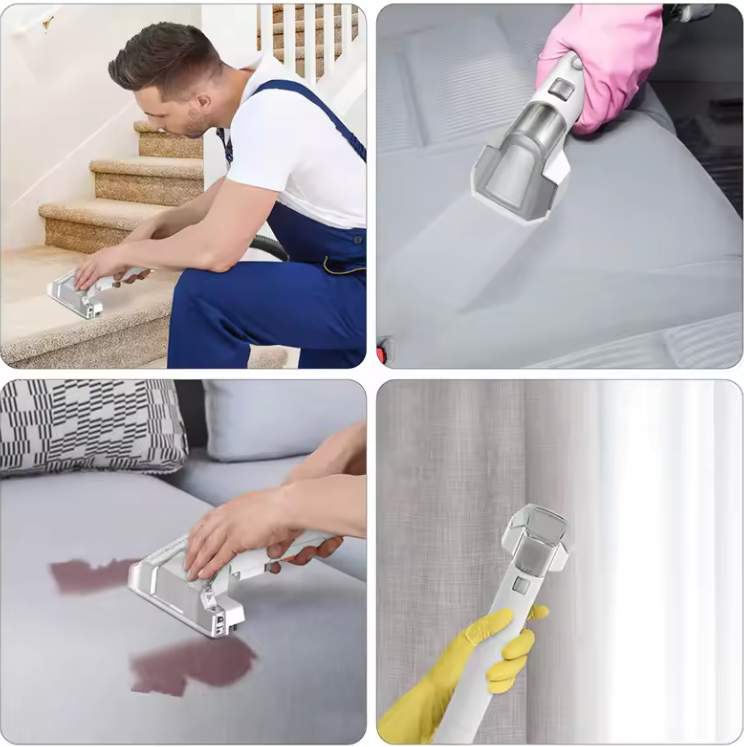 450W Handheld Tapijtreiniger – Spray en Zuig Vlekkenreiniger voor Meubels en Bekleding