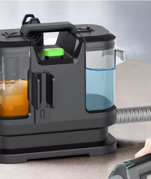 450W Tapijtreiniger 12KPa – Draagbare Spray en Zuig Vlekkenreiniger voor Meubels en Auto