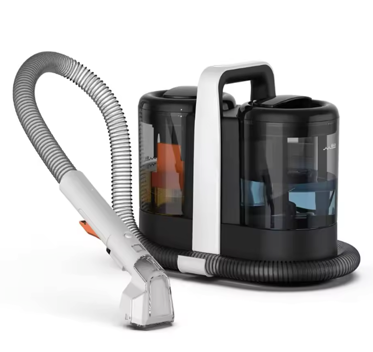 600W Tapijtreiniger 15KPa – Krachtige Spray en Zuig Vlekkenreiniger voor Meubels en Auto