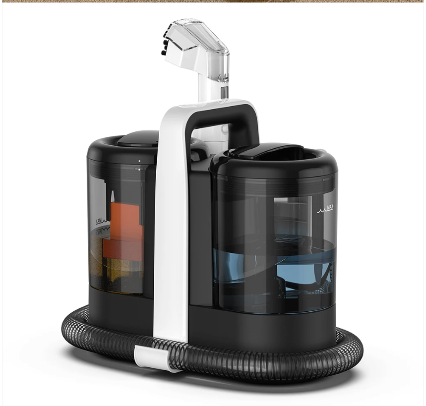 600W Tapijtreiniger 15KPa – Krachtige Spray en Zuig Vlekkenreiniger voor Meubels en Auto
