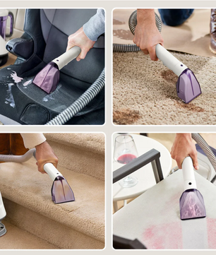 Draagbare Tapijtreiniger – Multifunctionele Meubel- en Bekleding Reiniger voor Diepe Reiniging