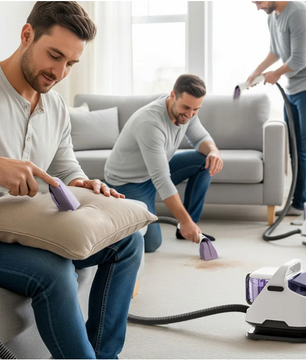 Draagbare Tapijtreiniger – Multifunctionele Meubel- en Bekleding Reiniger voor Diepe Reiniging