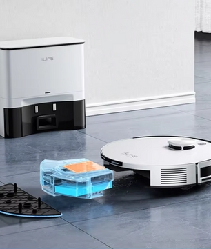 Robotstofzuiger met Dweilfunctie – 5000Pa Kracht, Zelflegend en Lange Accuduur