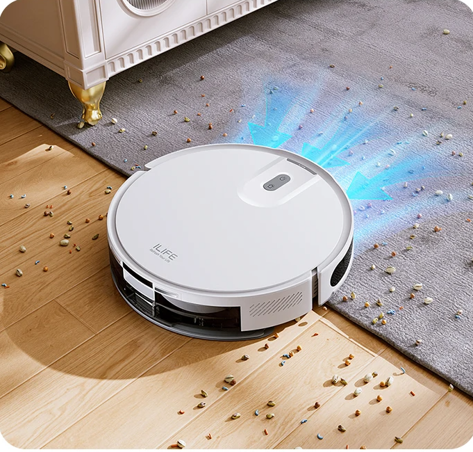 Robotstofzuiger 5000Pa met LiDAR Navigatie – Slimme Reiniging en App Bediening