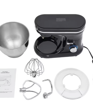 Keukenmachine 4.5L – Multifunctionele Mixer met Kantelbare Kop voor Deeg en Beslag