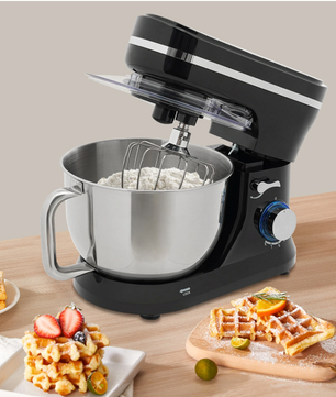 Keukenmachine 4.5L – Multifunctionele Mixer met Kantelbare Kop voor Deeg en Beslag